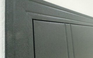 рама металлическая двери с терморазрывом